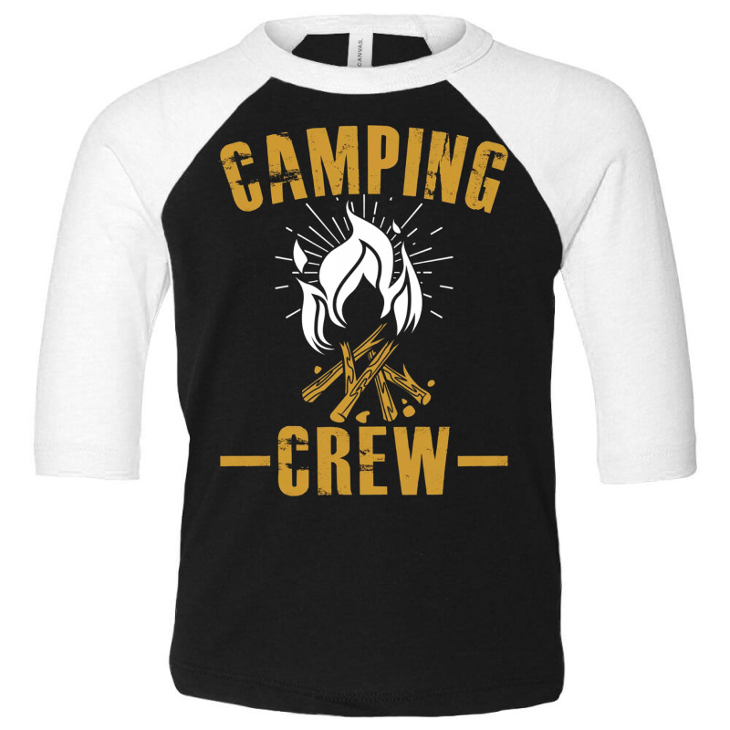 Camping Crew Toddler 3/4 Sleeve Tee | Artistshot