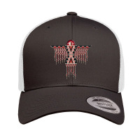 Red Native American, Red Native American Art, Red Native American Pain Retro Trucker Cap | Artistshot