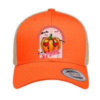 Spooky Pink Pumpkin Spicy Book Funny Halloween Costume T Shirt Retro Trucker Cap | Artistshot