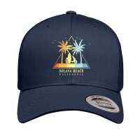 Surfboard Beach Solana Beach California T Shirt Retro Trucker Cap | Artistshot