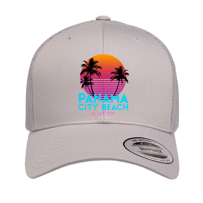 Panama City Beach Florida Retro 80s Retro Trucker Cap by Kosdapen517 | Artistshot