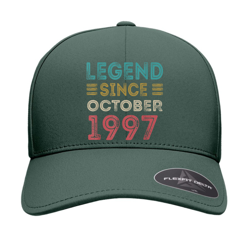 25 Year Old Legend Since October 1997 25th Birthday Vintage Seamless Cap | Artistshot