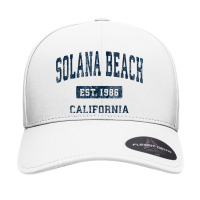 Solana Beach California Ca Vintage Athletic Sports Design Seamless Cap | Artistshot