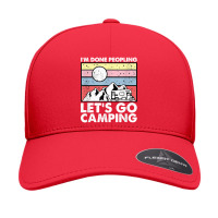 I'm Done Peopling Let's Go Camping   Anit Social Camper Life T Shirt Seamless Cap | Artistshot