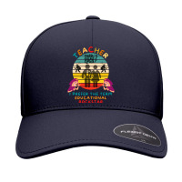 Educational School Music Teacher I Prefer The Term Educational Rocksta Seamless Cap | Artistshot