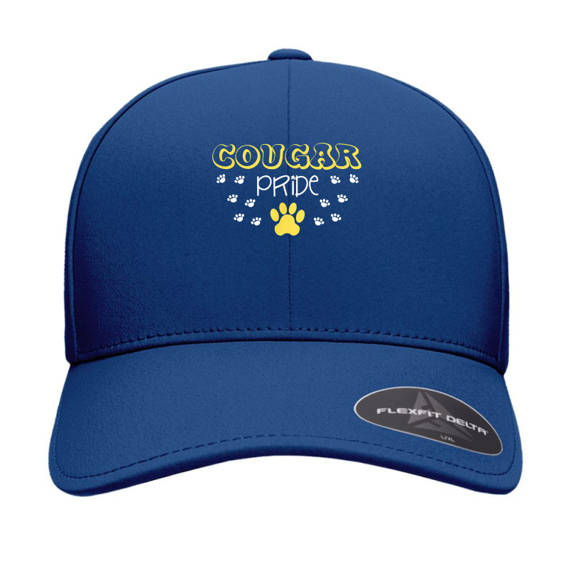 Cougar Pride Paw Shirt Seamless Cap by cm-arts | Artistshot