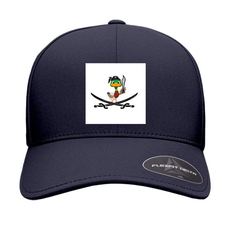 Captain Duck A Duck With A Sword Seamless Cap by cm-arts | Artistshot