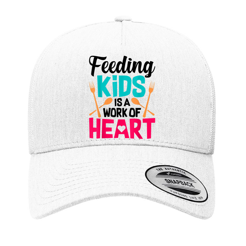 Feeding Kids Cute Lunch Ladies Back To School Novelty Yupoong Trucker Cap by Uniform | Artistshot