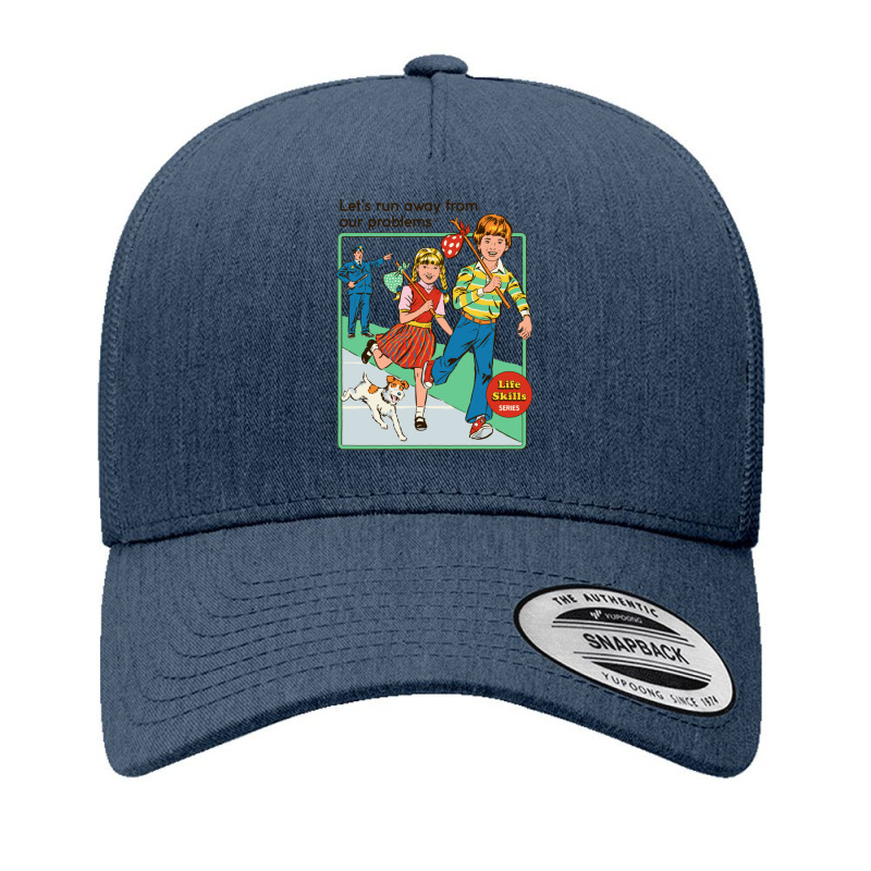 Let's Run Away Yupoong Trucker Cap by BrendonPatton | Artistshot