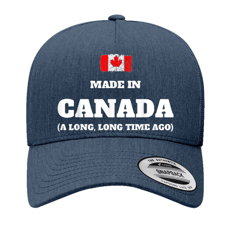 Flag Madein Canada Long Time Ago Yupoong Trucker Cap by Outpost | Artistshot