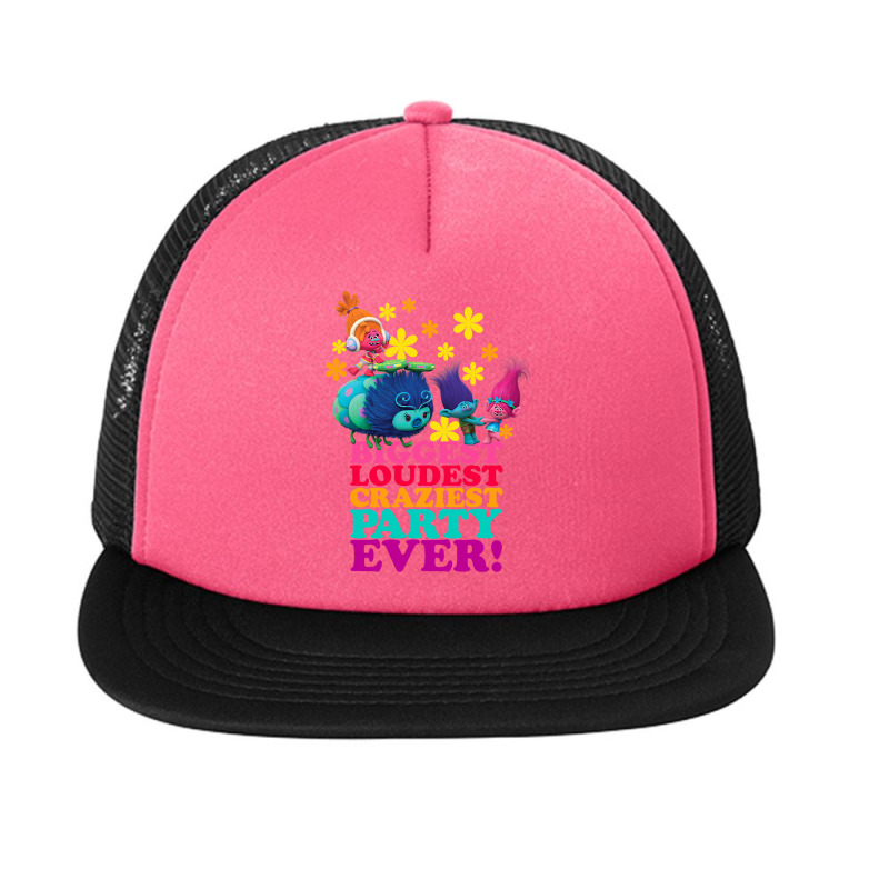 Dreamworks' Trolls Character Party Foam Snapback Hat | Artistshot