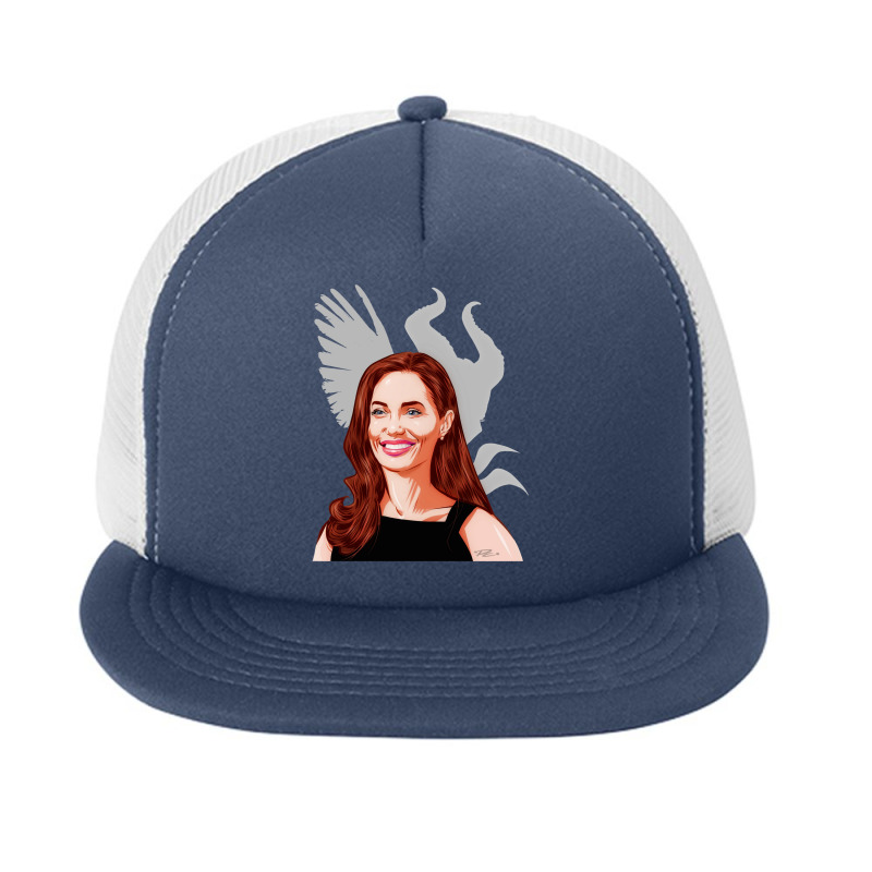 Funny Gift Angelina Pretty Call Me Foam Snapback hat by Artist-Taniya | Artistshot