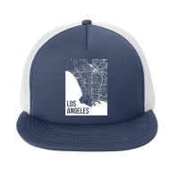 Los Angeles Southern California Area Map Sweatshirt Foam Snapback Hat | Artistshot