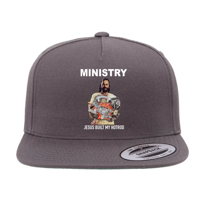 Jesus Built My Hotrod 5 panel snapback cap by cm-arts | Artistshot