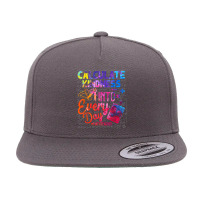 Calculate Kindness Into Everyday Math Teachers Unity Day Funny Men 5 Panel Snapback Cap | Artistshot