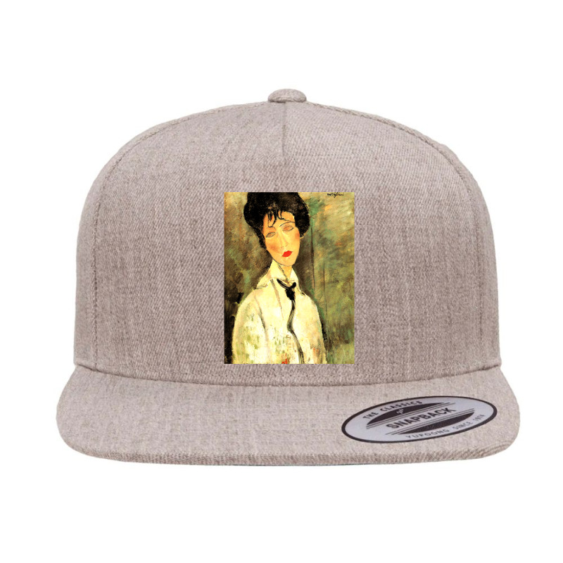 Amedeo Modigliani Woman With Black Cravat Classic 5 panel snapback cap by cm-arts | Artistshot