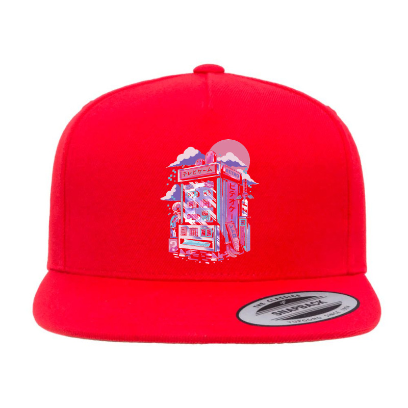 Retro Gaming Machine 5 Panel Snapback Cap | Artistshot