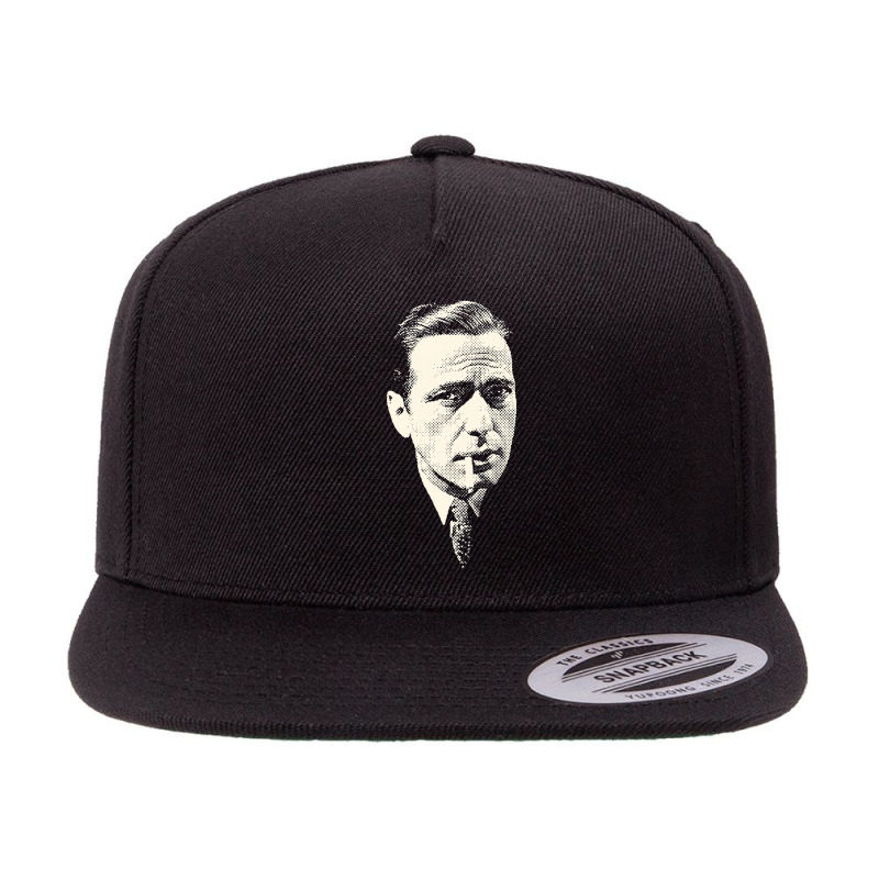 Music Vintage Retro Portrait Man Men Women 5 panel snapback cap by ArtistChaya | Artistshot