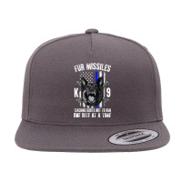 Fur Missiles Teaching Idiots Not To Run One Bite At A Time 5 Panel Snapback Cap | Artistshot