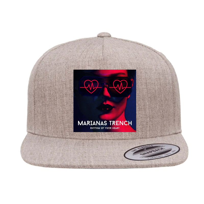 Marianas Trench Rhythm Of Your Heart 5 Panel Snapback Cap | Artistshot