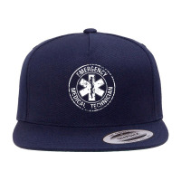 Emergency Medical Technician, Emergency Medical, Technician, Distresse 5 Panel Snapback Cap | Artistshot