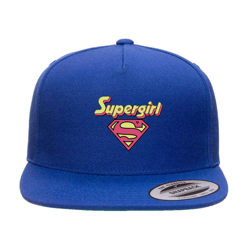 Supergirl 5 Panel Snapback Cap | Artistshot