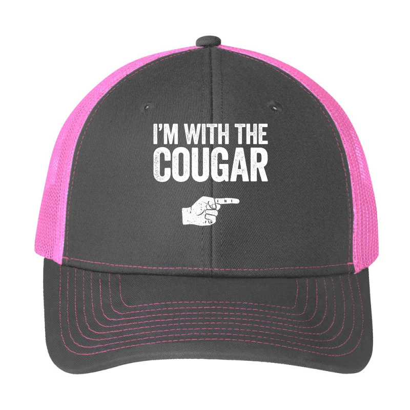 I'm With The Cougar  Matching Cougar Costume Pa Trucker Cap by CUSER3772 | Artistshot