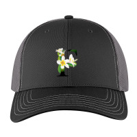 Floral Initial Letter F Classic Trucker Hat | Artistshot