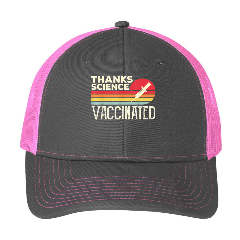 Thanks Science Vaccinated Retro Vintage Pro Vaccine Pa Trucker Cap by Newest | Artistshot