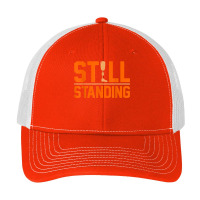 Still Standing Funny Leg Amputee Prosthetic Surgery Graphic T Shirt Pa Trucker Cap | Artistshot