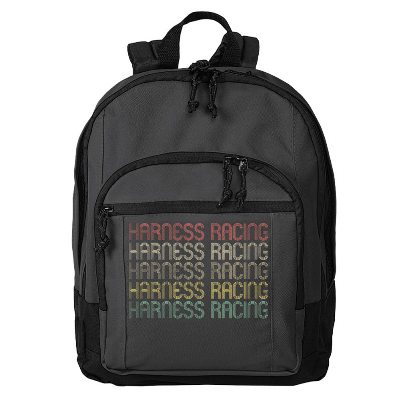 Retro Style Harness Racing Design Basic Backpack | Artistshot