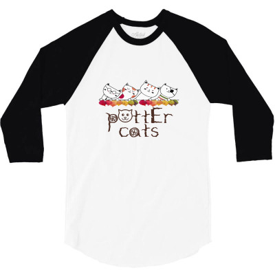 Potter Cats 2022 3/4 Sleeve Shirt Designed By Nisawodasih