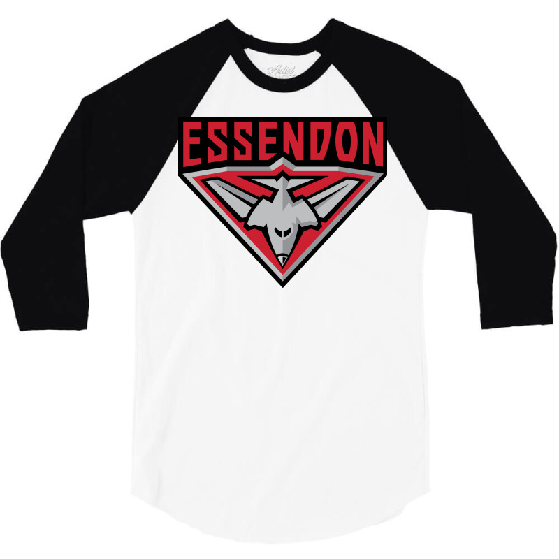 Essendon Fc 3/4 Sleeve Shirt | Artistshot