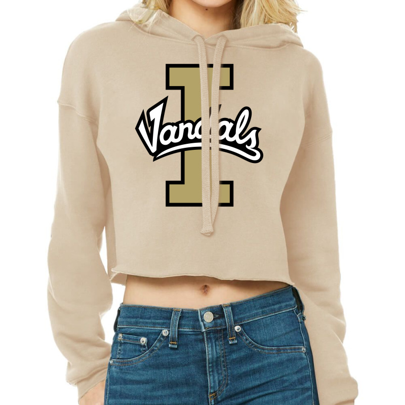 Idaho Vandals Cropped Hoodie | Artistshot