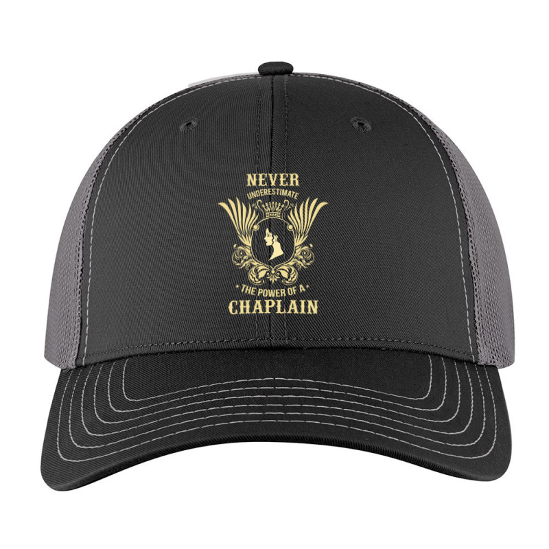 Never Underestimate The Power Of A Chaplain Classic Trucker Hat by thanchashop | Artistshot