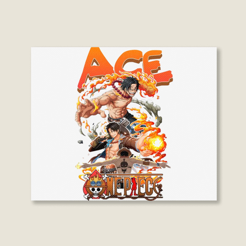 Ace - Onepiece Landscape Canvas Print | Artistshot