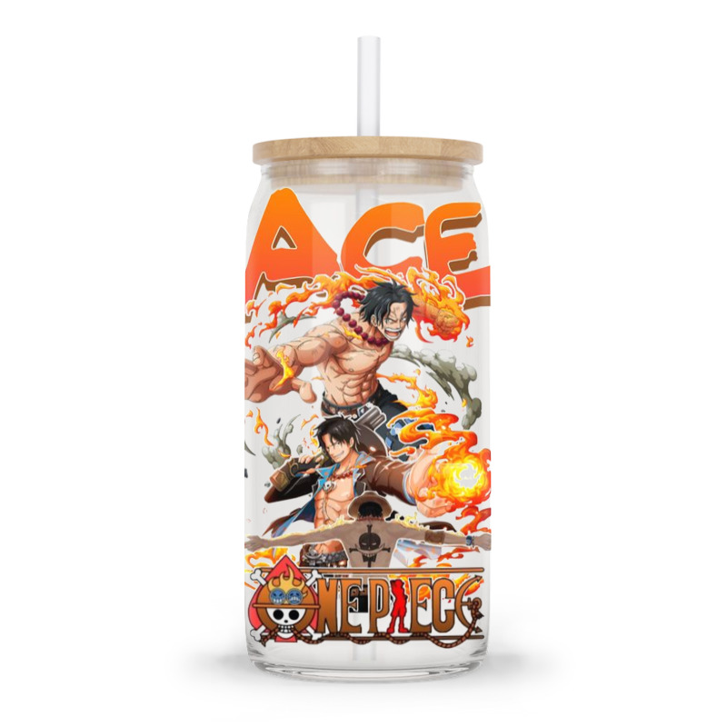 Ace - Onepiece Glass Tumbler | Artistshot