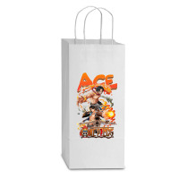 Ace - Onepiece Double Wine Paper Bag - 6 1/2 X 3 1/2 X 12 3/8 | Artistshot