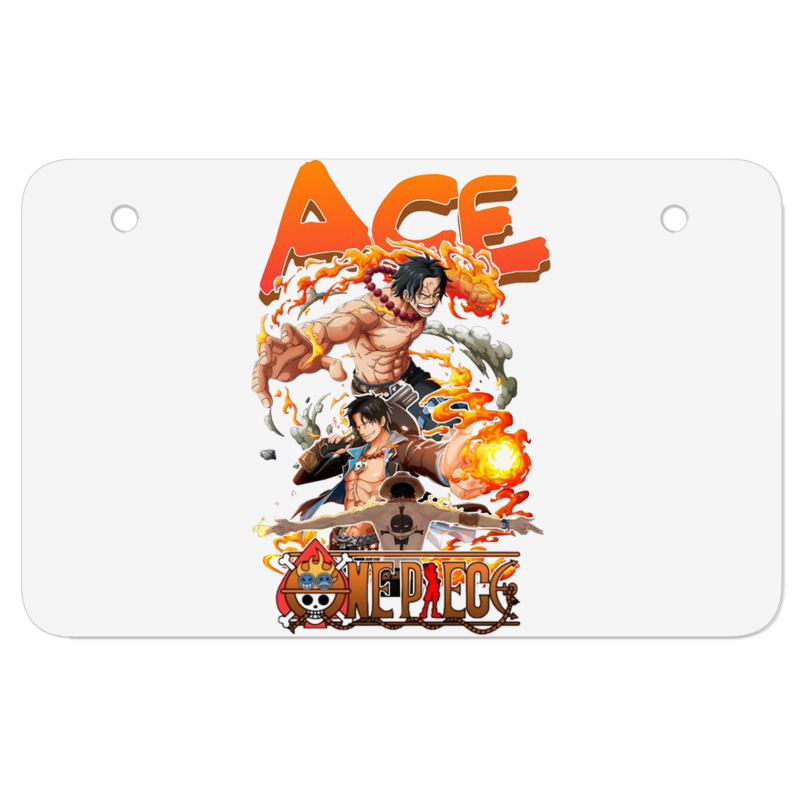 Ace - Onepiece Atv License Plate | Artistshot