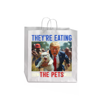 Debate Quote 2024 Donald Trump Jumbo Paper Bag - 18 X 7 X 18 3/4 | Artistshot