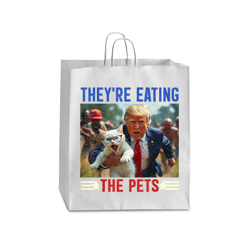 Debate Quote 2024 Donald Trump Queen Paper Bag - 16 X 6 X 19 1/4 | Artistshot