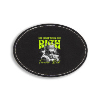 Born To Be Rich Oval Leatherette Patch | Artistshot