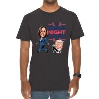 Funny Kamala Dog Walks Trump Vintage T-shirt | Artistshot