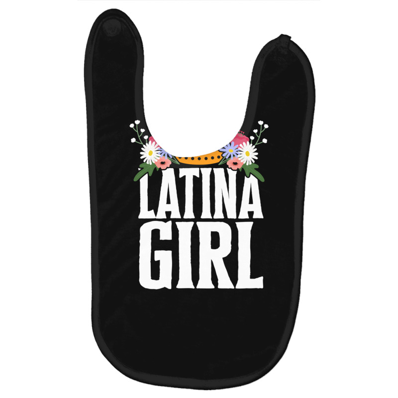 Hispanic Latina Girl Baby Bibs | Artistshot