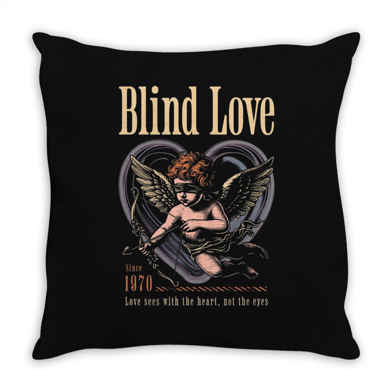 Cupid Blind Love Throw Pillow | Artistshot