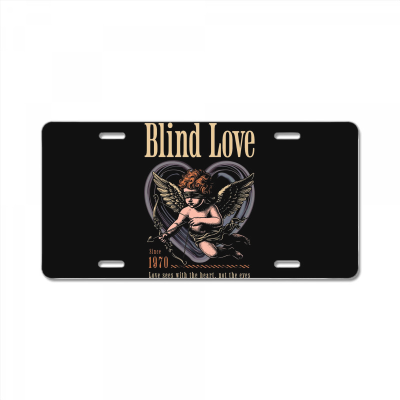 Cupid Blind Love License Plate | Artistshot