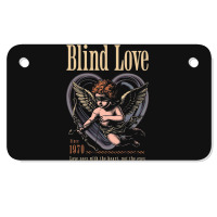 Cupid Blind Love Motorcycle License Plate | Artistshot