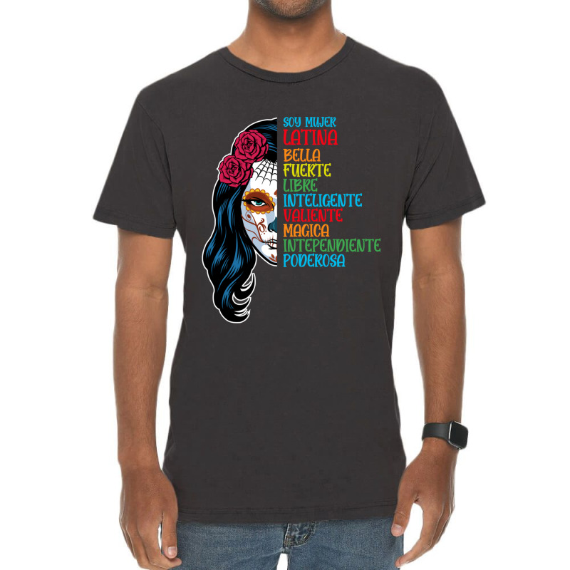 Magica Intependiente Poderosa Latina Power Vintage T-Shirt by Kasey | Artistshot