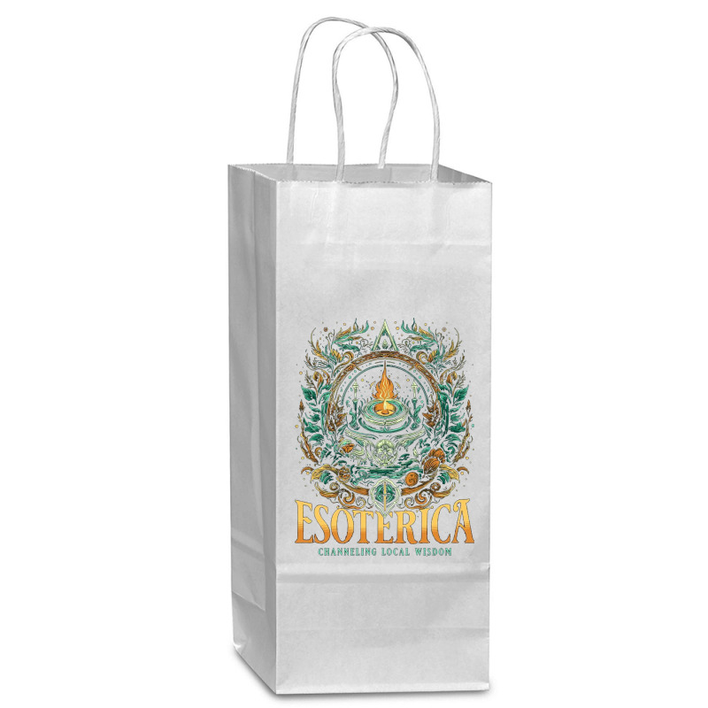 Esoterica Wine Paper Bag - 5 1/2 X 3 1/4 X 13 | Artistshot