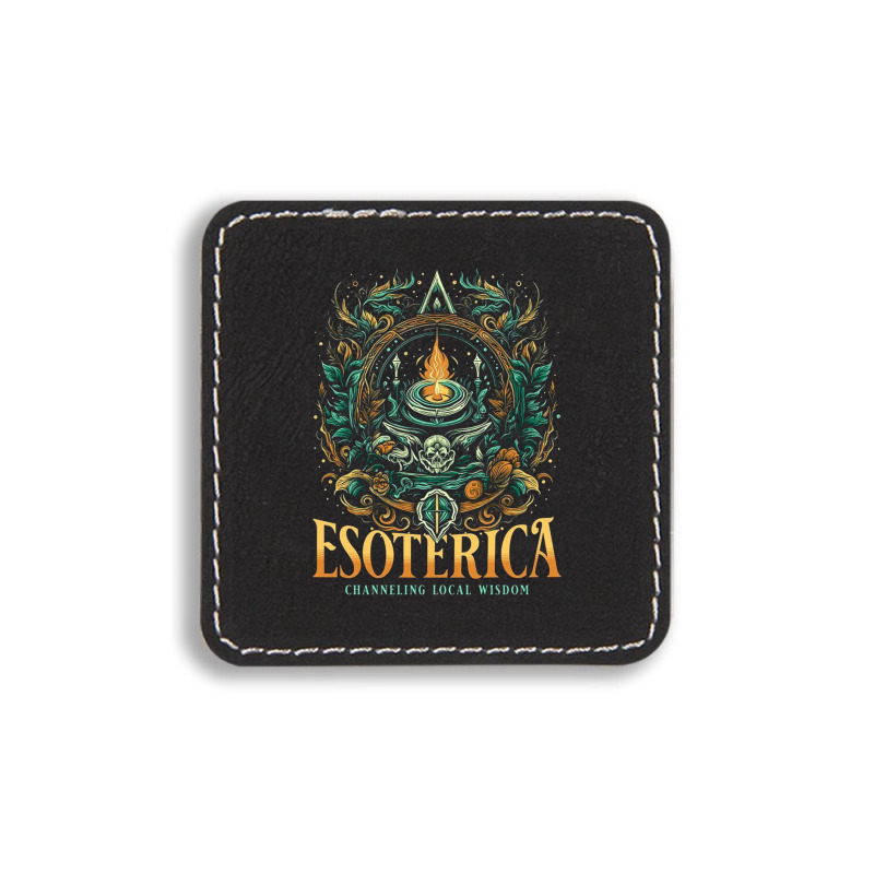 Esoterica Square Leatherette Patch | Artistshot